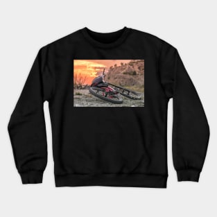Downhill Mountain Biking Crewneck Sweatshirt